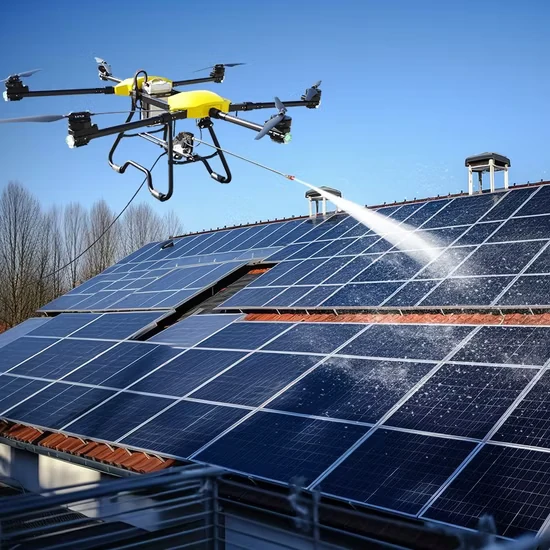 Nettoyage de panneaux solaires